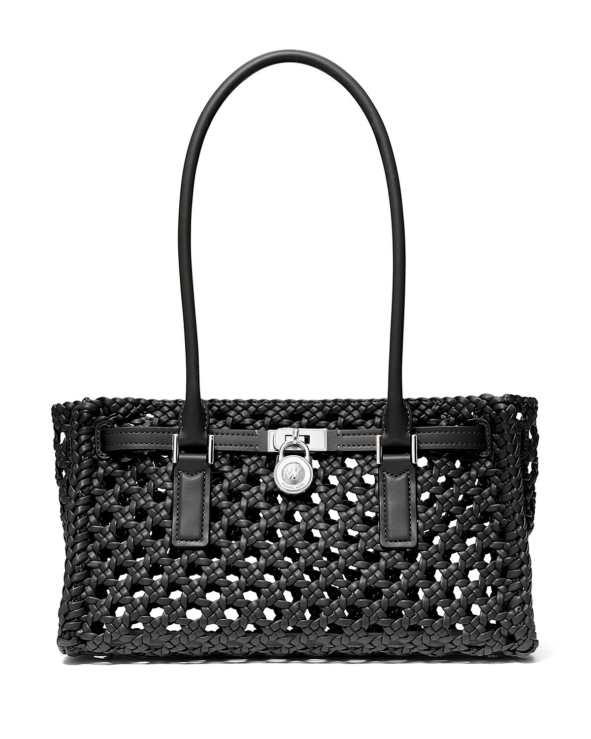 Michael Kors Small East/West Lattice Shoulder Bag