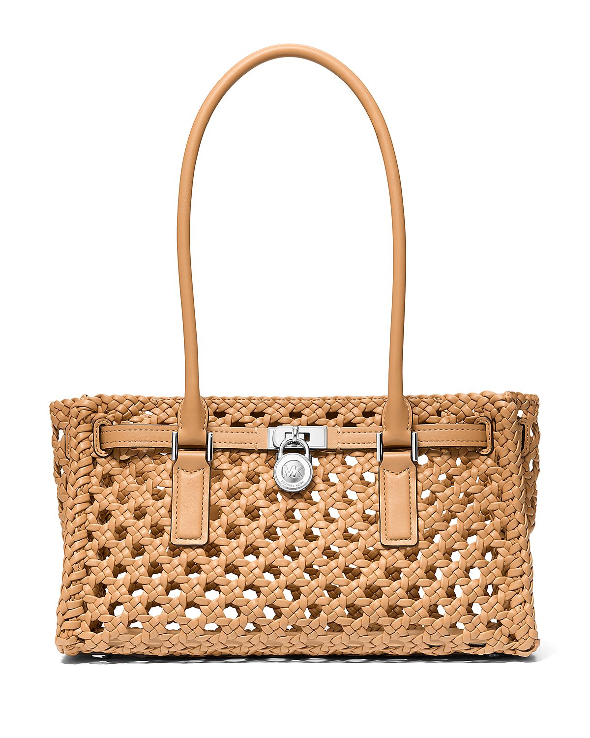 Michael Kors Small East/West Lattice Shoulder Bag