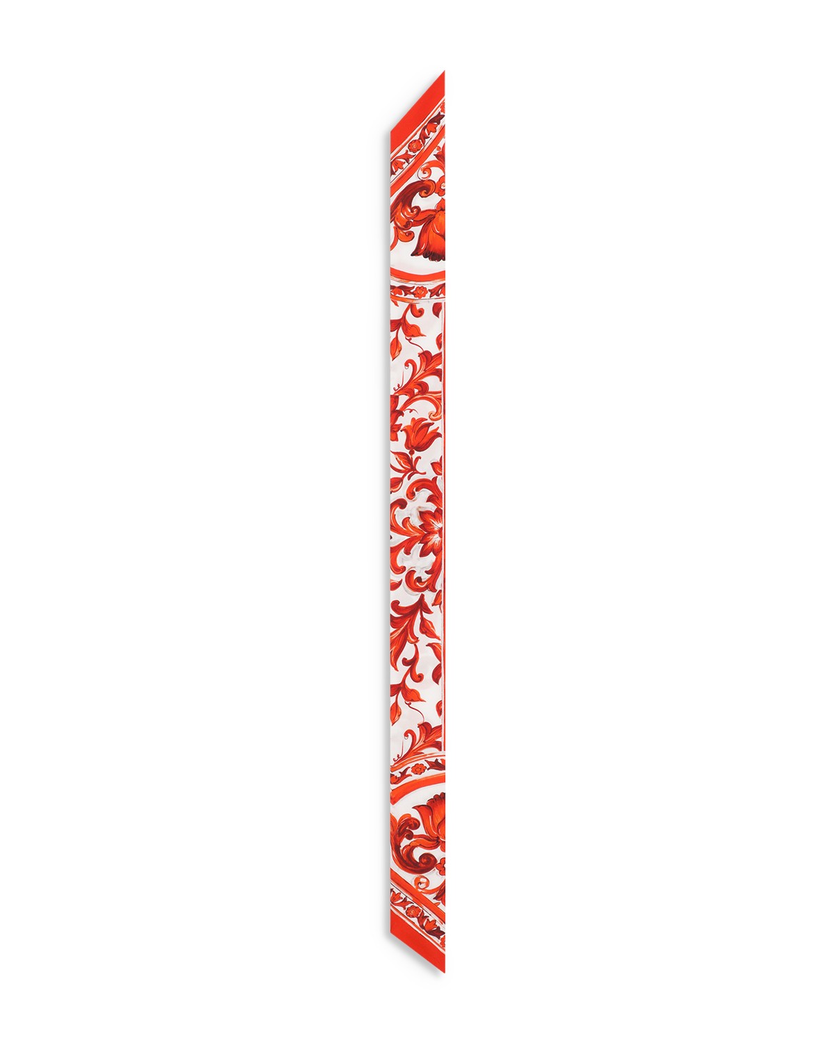 Majolica Silk Skinny Scarf