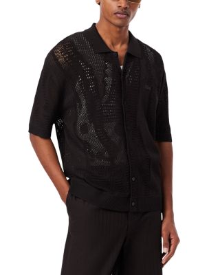 Mesh Cardigan Shirt