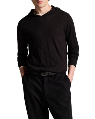Fine Slub Double Layer Pullover Hoodie