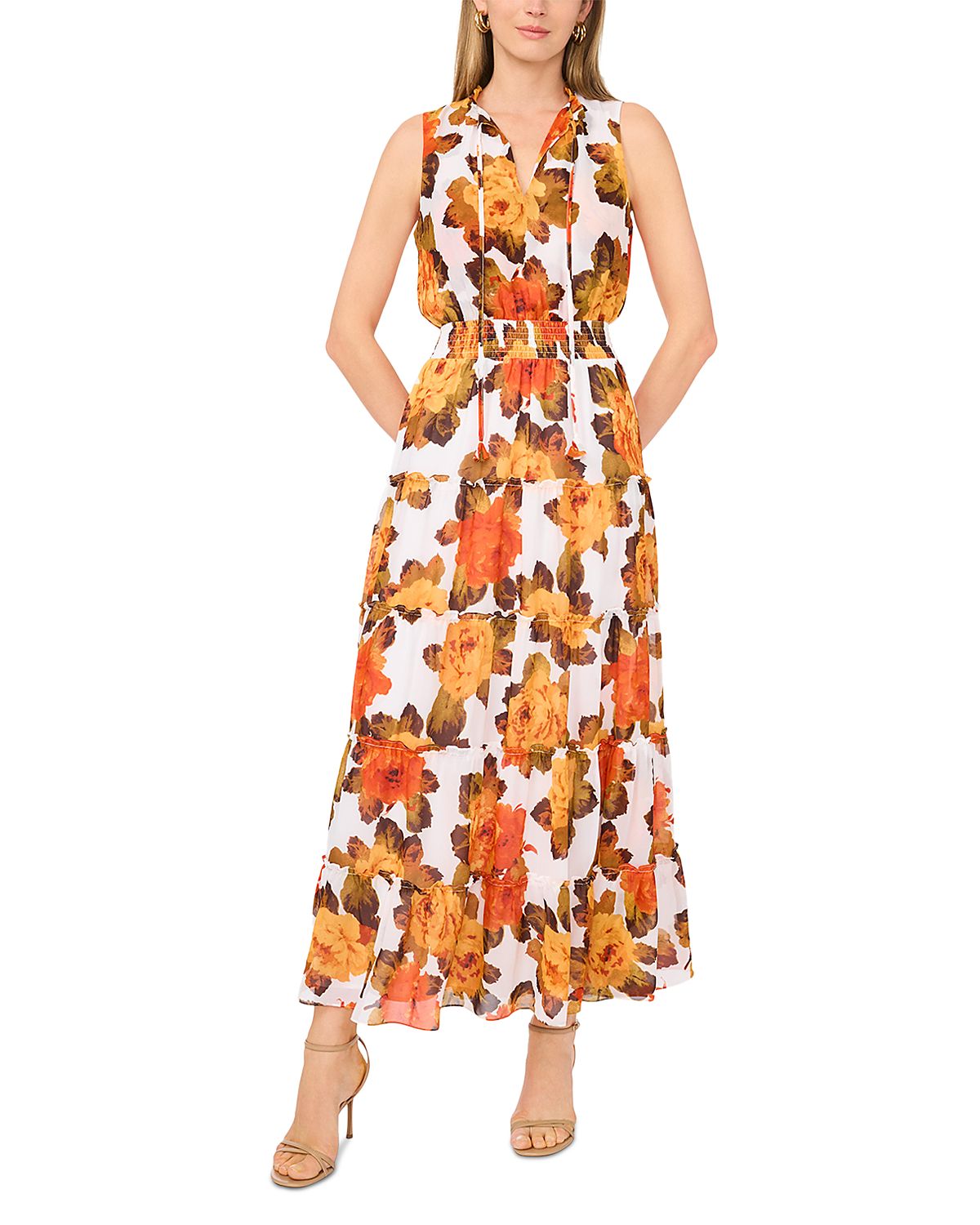 1.state High Neck Maxi Dress