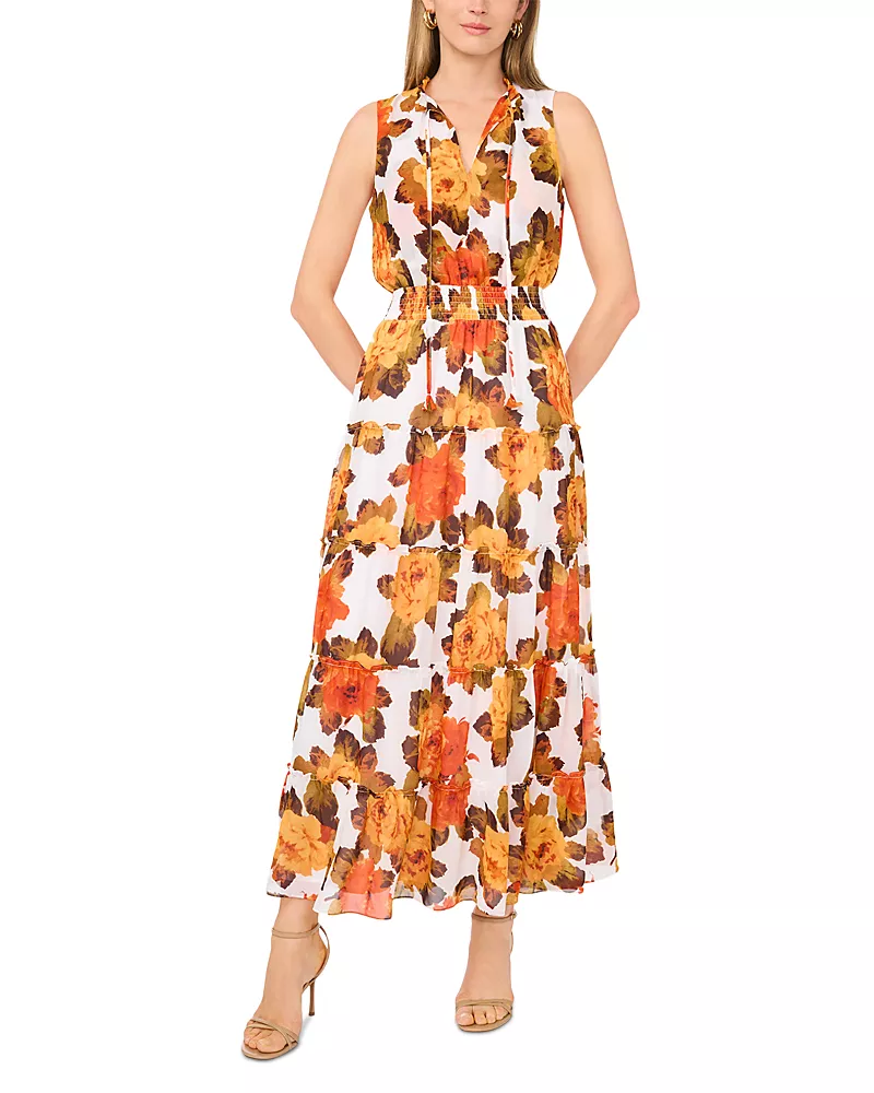 1.state High Neck Maxi Dress
