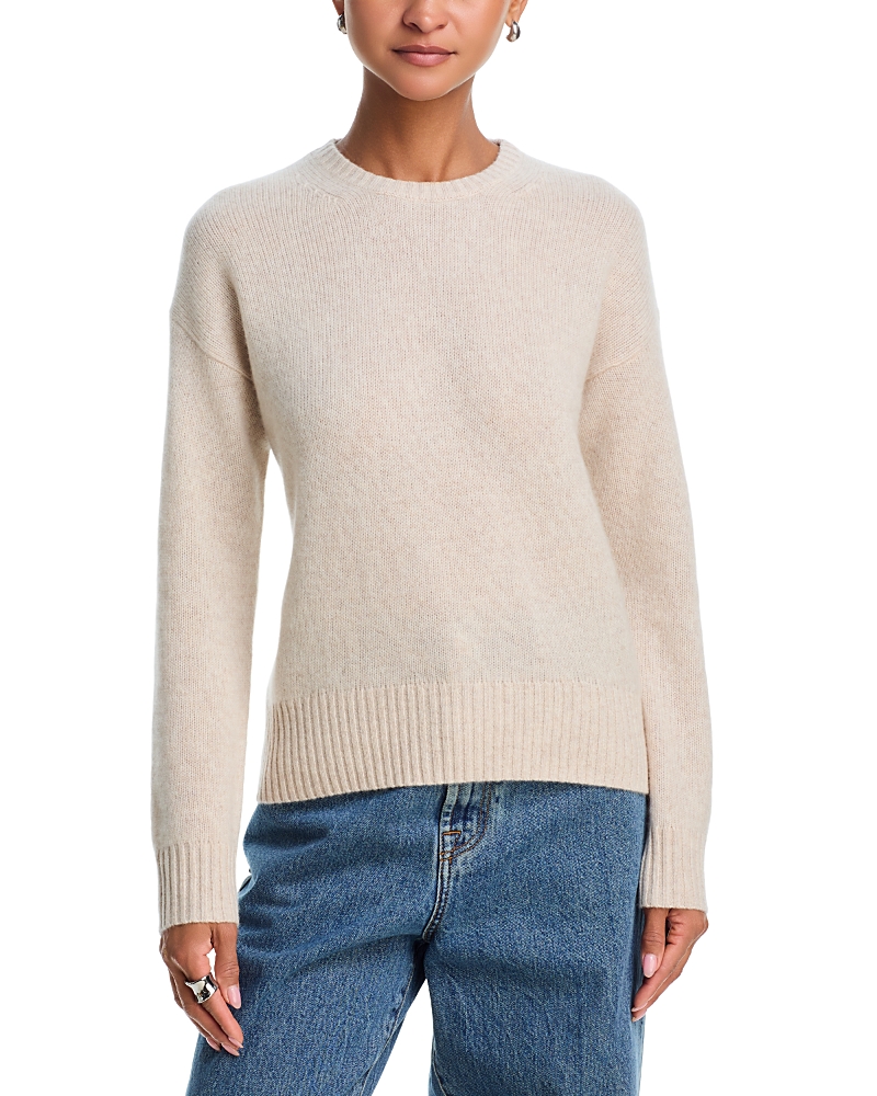 Aqua 100% Cashmere Crewneck Sweater - Exclusive