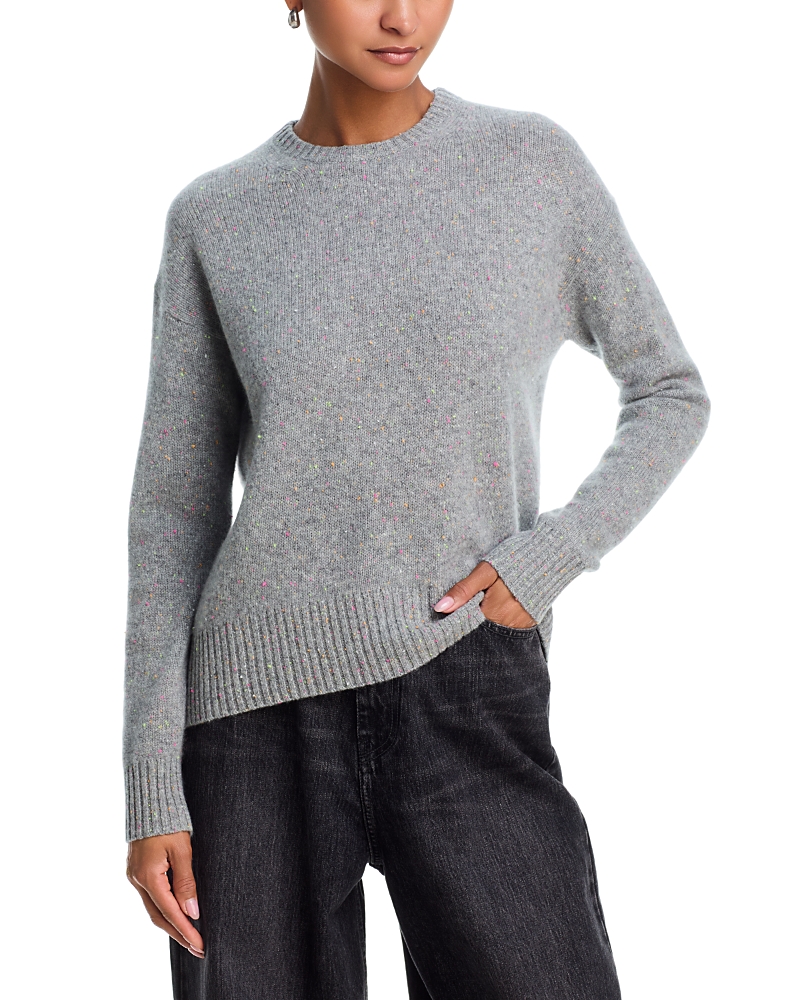 Aqua 100% Cashmere Crewneck Sweater - Exclusive