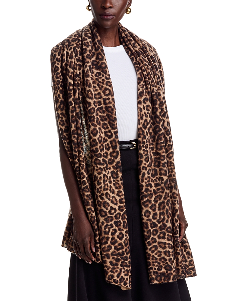 C by Bloomingdale's Cashmere Animal Travel Cashmere Wrap, Exclusive
