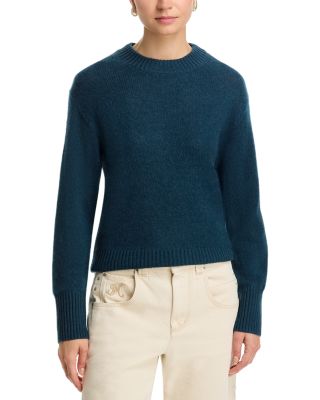 100% Cashmere Boxy Crewneck Sweater - Exclusive