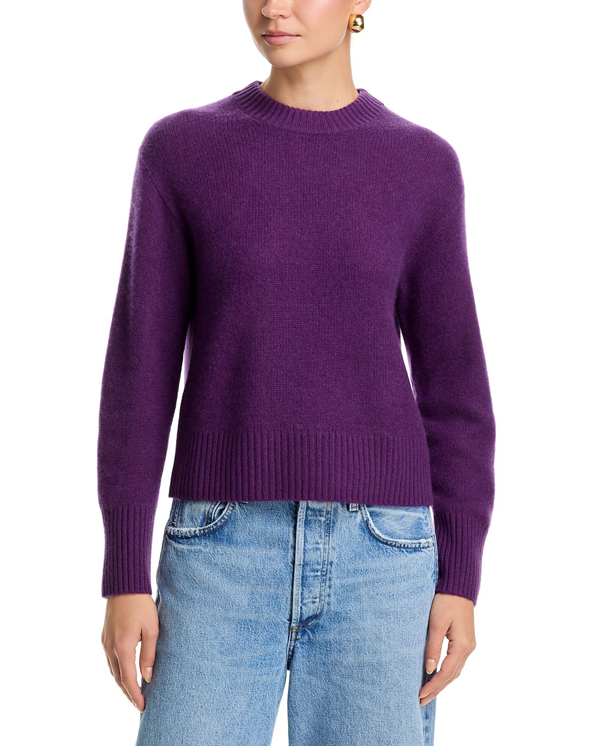 C by Bloomingdale's Cashmere Boxy Cashmere Crewneck Sweater - Exclusive