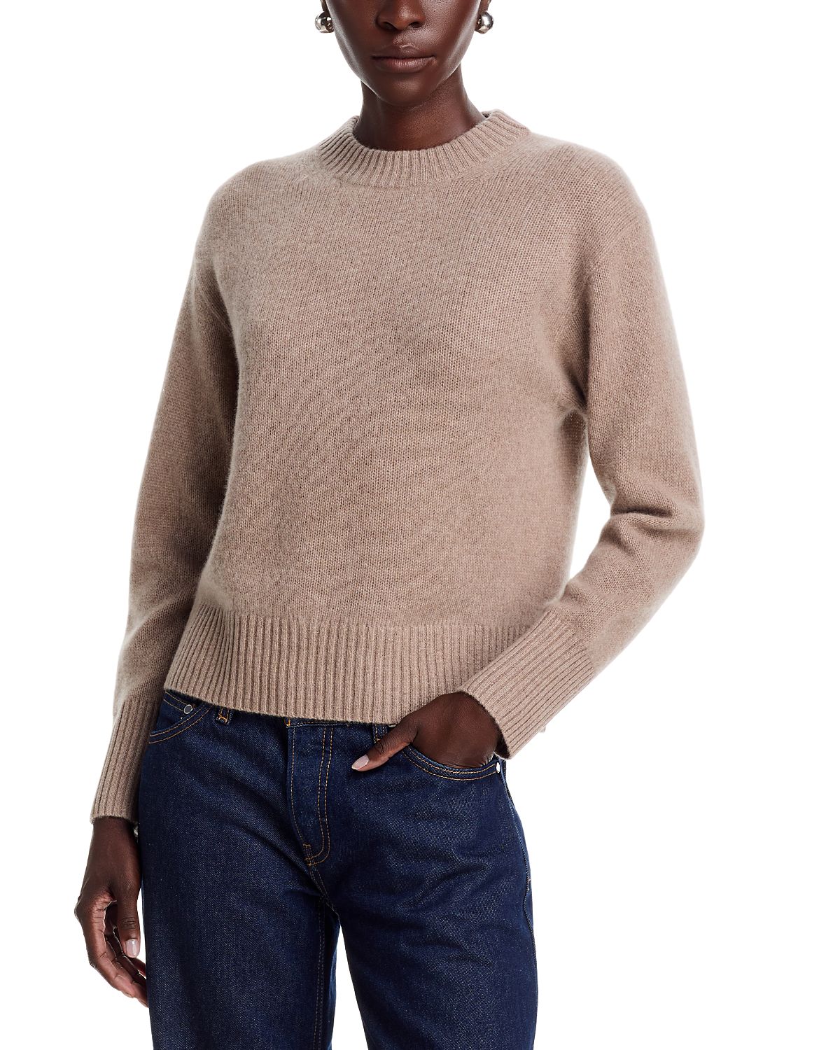 C by Bloomingdale's Cashmere Boxy Cashmere Crewneck Sweater - Exclusive