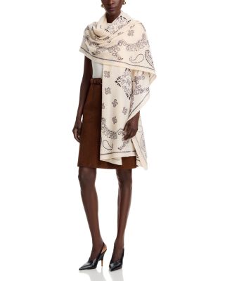 100% Cashmere Bandana Travel Wrap - Exclusive