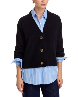 100% Cashmere V Neck Cardigan Sweater - Exclusive