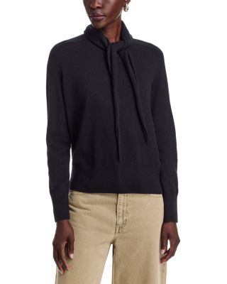 Crewneck Cashmere Sweater With Scarf - Exclusive