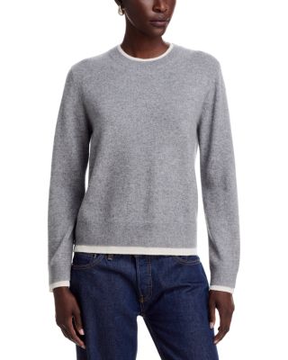 Double Layer Cashmere Crewneck Sweater - Exclusive