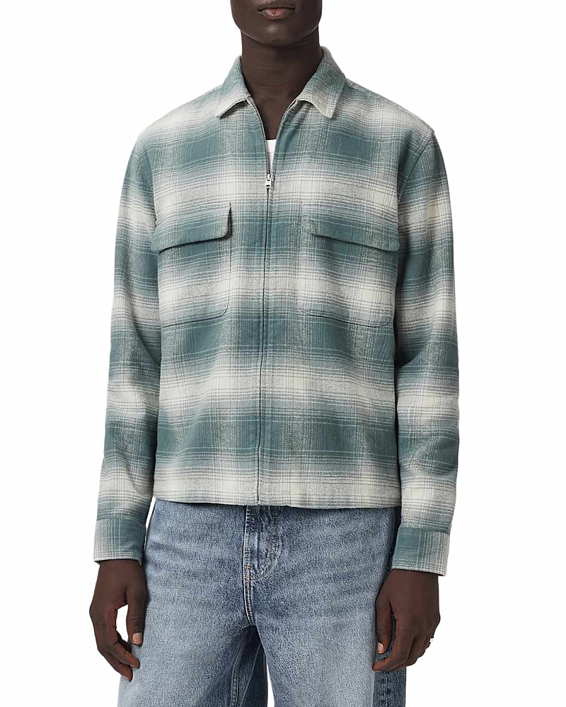 Allsaints Polanco Flap Pocket Check Shirt