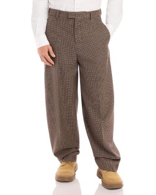 Loose Fit Wool Balloon Trousers  