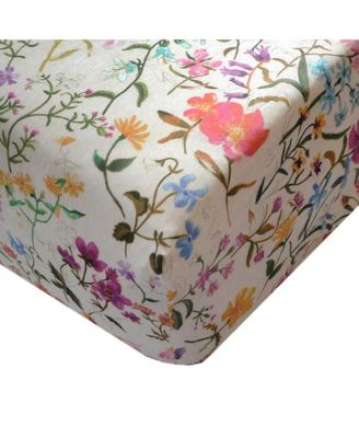 Liberty Fabric Linen Garden Fitted Sheet