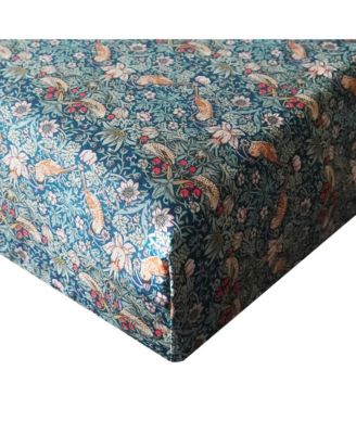 Liberty Fabric Strawberry Thief Fitted Sheet