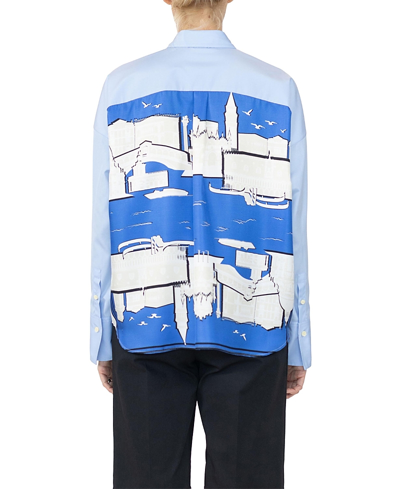 Callas Milano Sirene Scarf Back Shirt