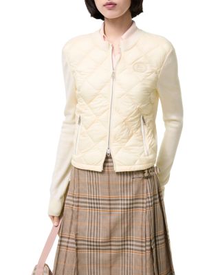 Quilted Nylon Wool Jacket
