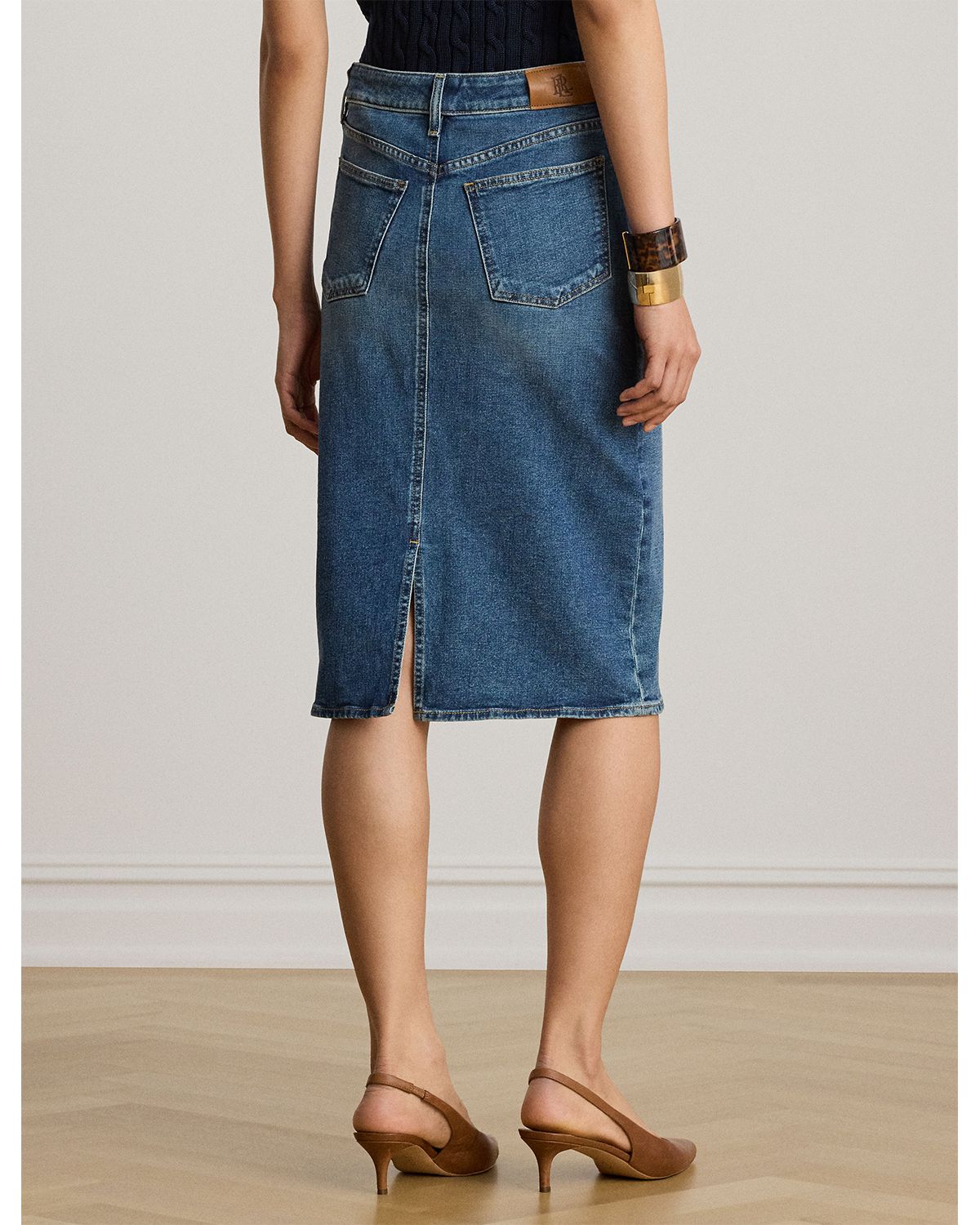 Denim Pencil Skirt thumbnail 3