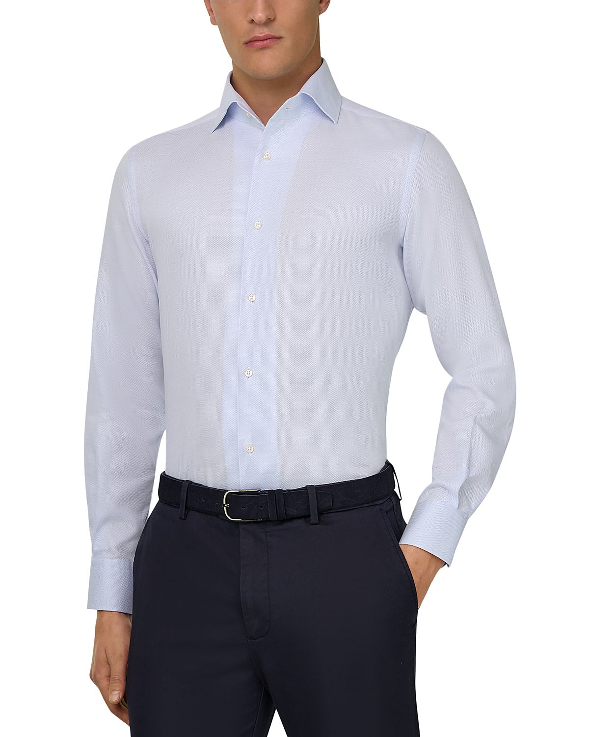 Boggi Milano Dobby Capri Collar Shirt