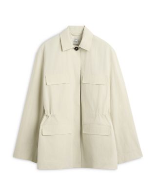 Collared Drawstring Jacket