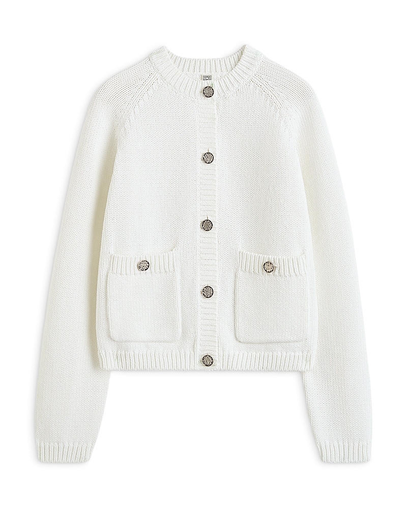 Toteme Hammered Button Cardigan Sweater
