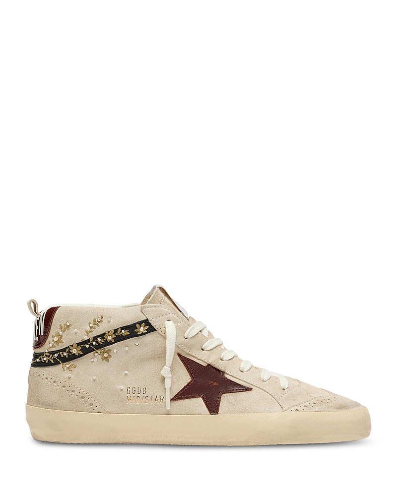 Golden Goose Women's Mid Star Suede Sneakers