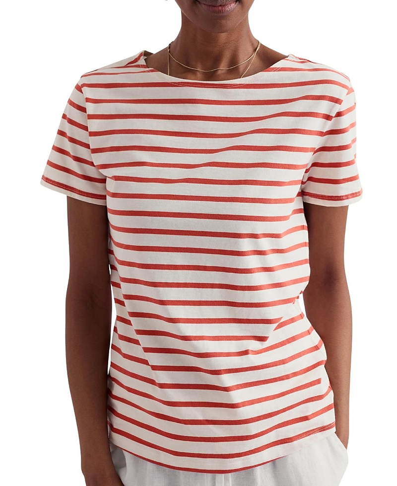 Seasalt Cornwall Sailor Boat Neck Breton T-shirt