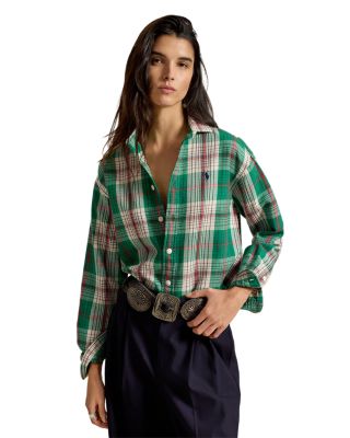 Relaxed Fit Plaid Shirt