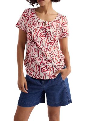 Seasalt Cornwall Appletree Scoop Neck Jersey T-Shirt