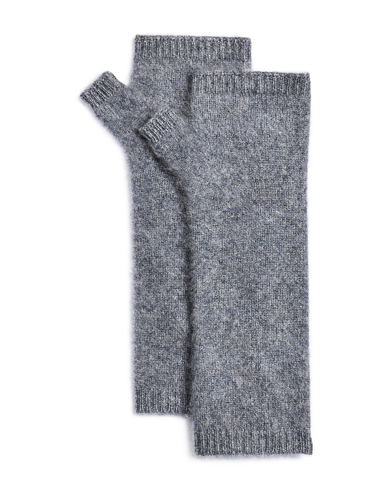 Aqua Brushed Cashmere Arm Warmers - Exclusive