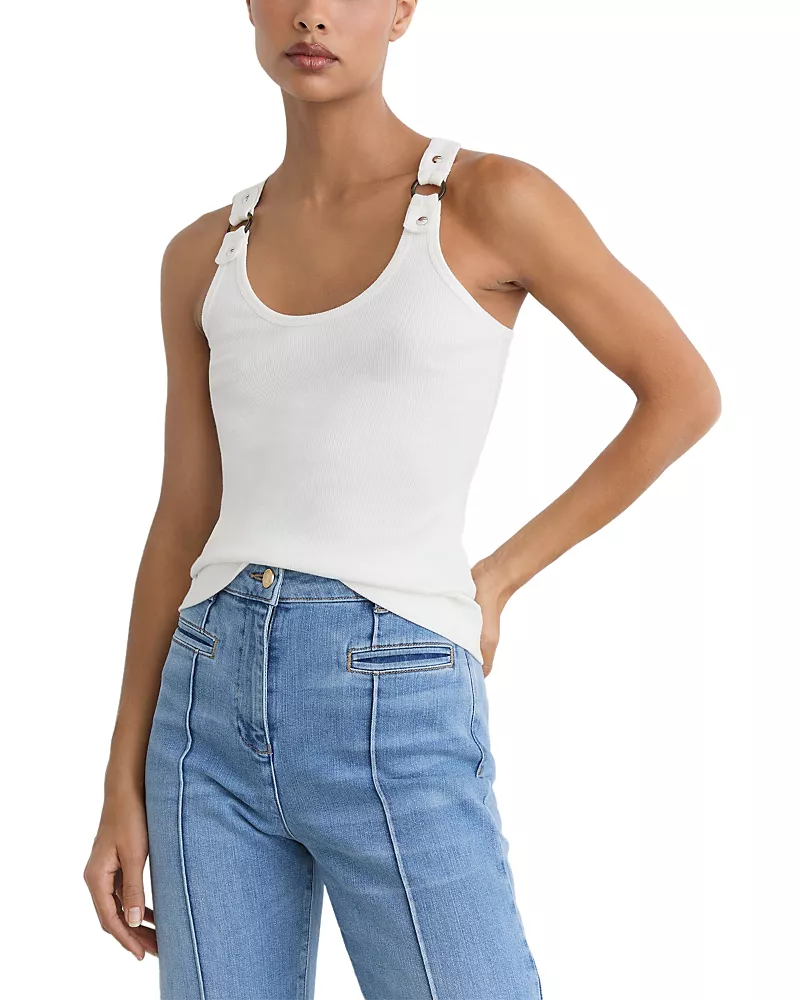 Reiss Bella Rib Knit Vest