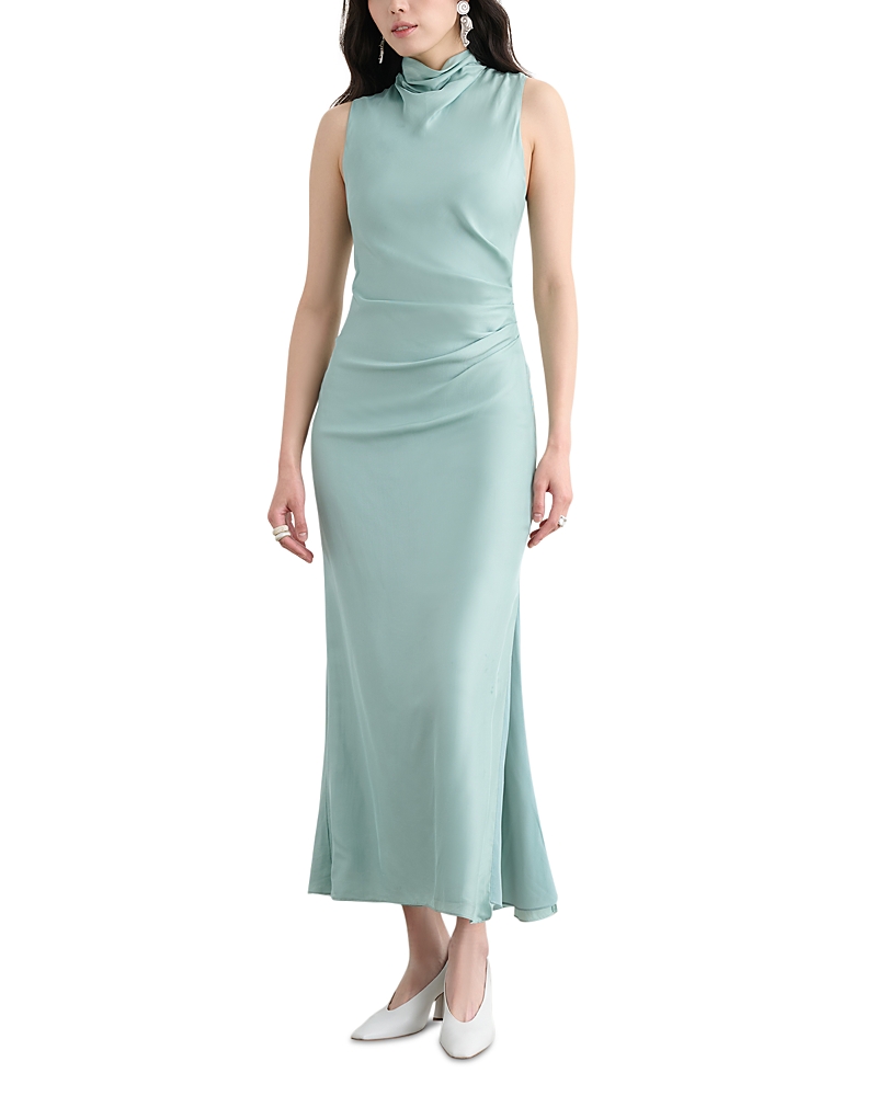 Toccin Koralie Draped Neck Dress