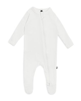 Unisex Pointelle Zippered Footie - Baby