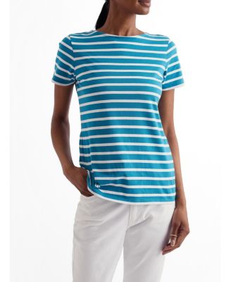 Seasalt Cornwall — Seasalt Cornwall Sailor Boat Neck Breton T-shirt