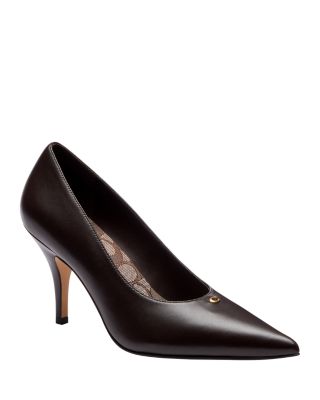 Women's Daisy Leather Pointed Toe Pumps