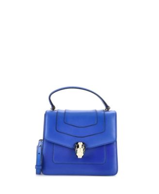  Small Serpenti Forever Top Handle Bag Leather