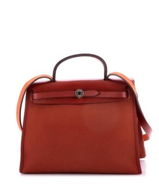 31 Herbag Zip Leather and Toile