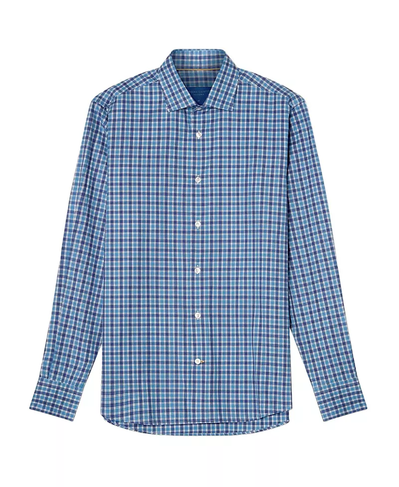 Robert Talbott Reynolds Ultra Light Weight Brushed Multi Check Shirt