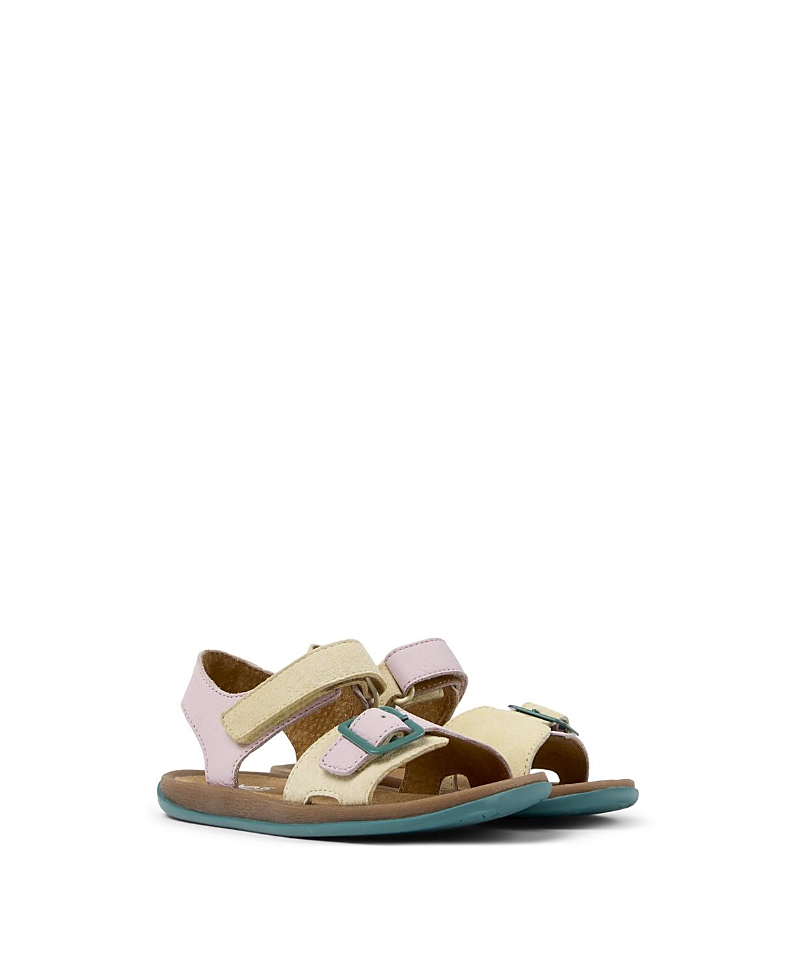 Camper Girls' Bicho Mismatched Leather Sandals - Toddler, Little Kid, Big Kid