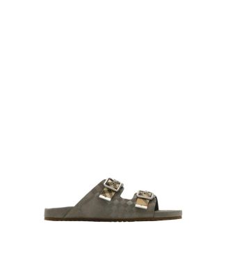  Men's Check Suede Urchin Sandals