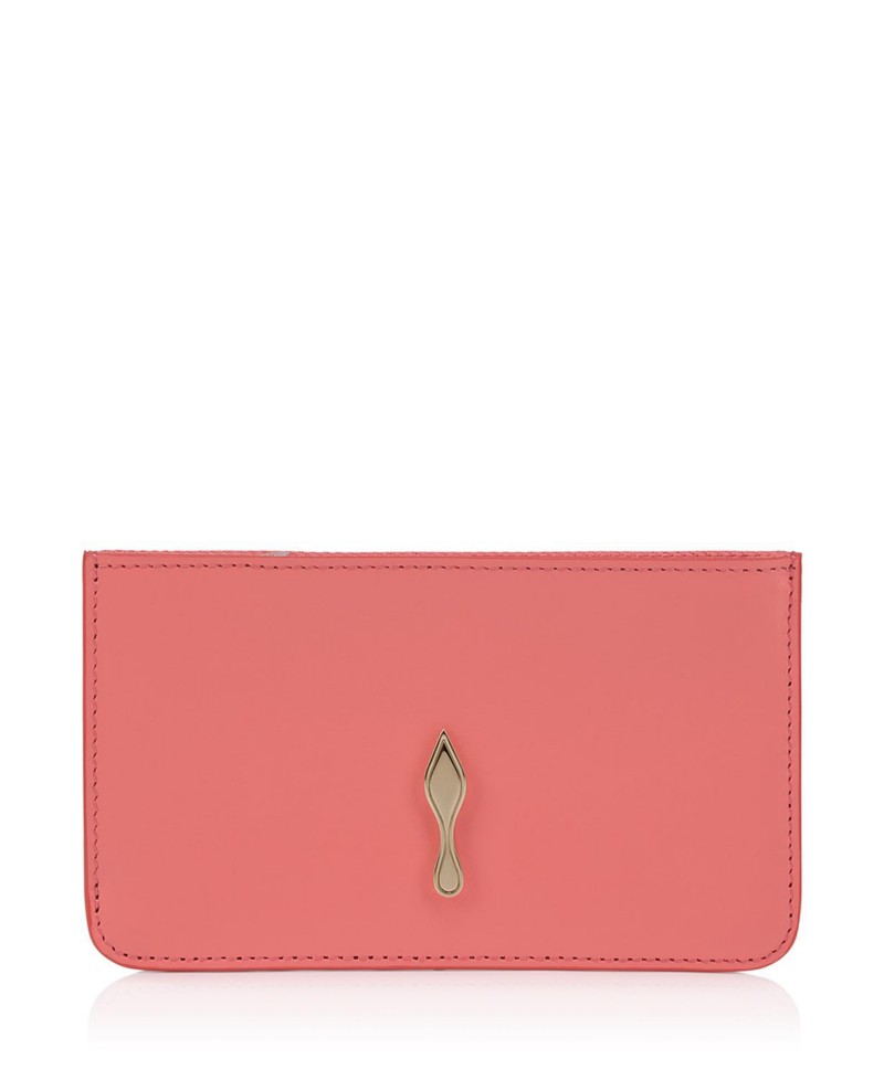 Christian Louboutin Women's Bettina Cardholder in Grapefruit