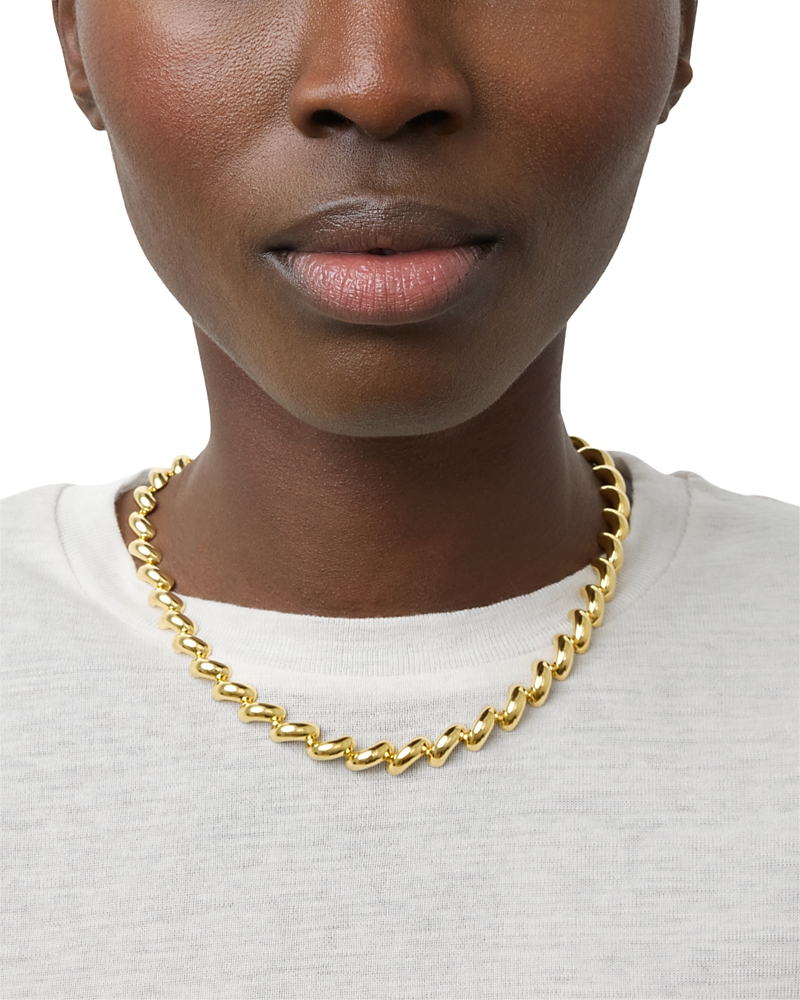 Lie Studio Edith Sculptural Collar Necklace, 16