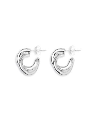 Diana Crossover Hoop Earrings