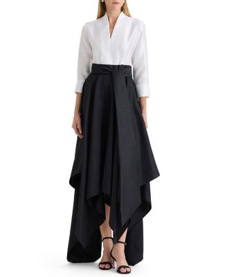 long wrap dress black Wrap Dress - Black