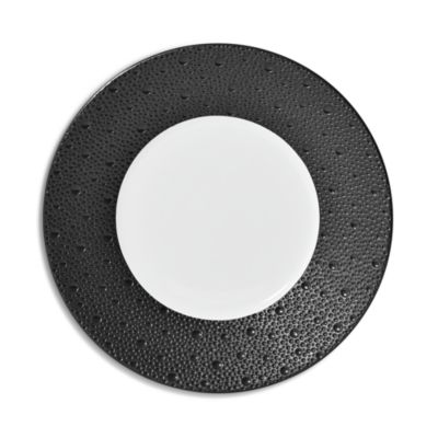 Ecume Black Salad Plate