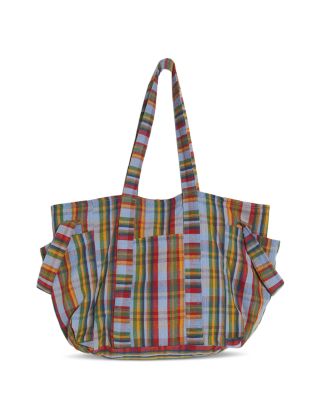 Oksana Large Printed Cotton Tote Bag