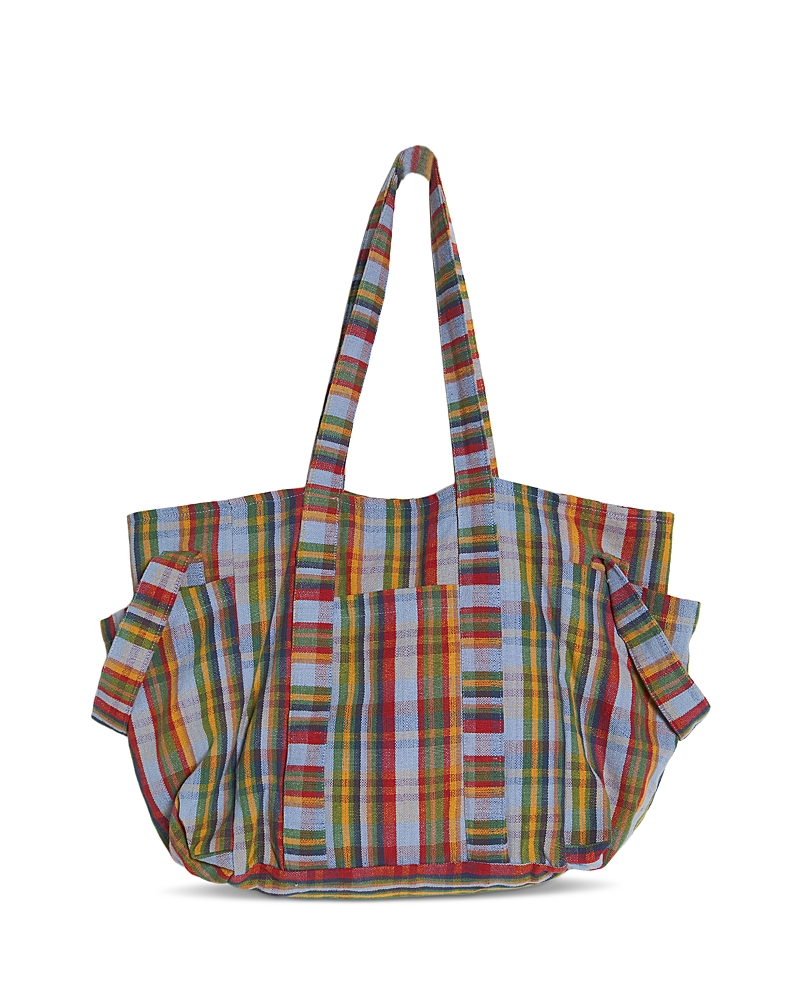 Free People Oksana Large Printed Cotton Tote Bag