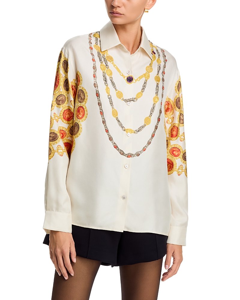 Versace Silk Twill Formal Shirt